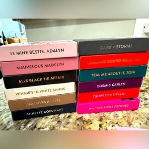 Lot of 12 Red Aspen Nail Dashes + Accessories